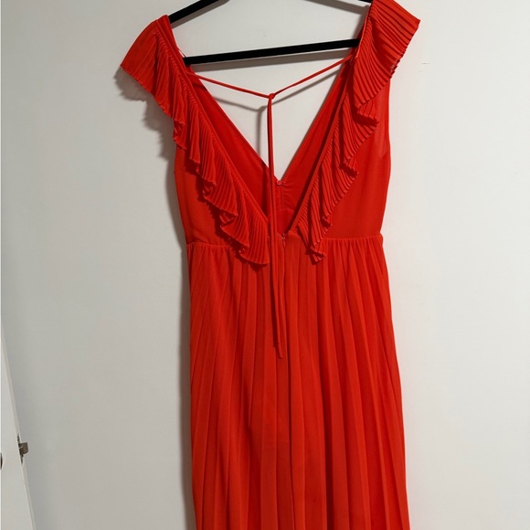 Zara Vibrant Red Maxi Dress - Picture 13 of 16